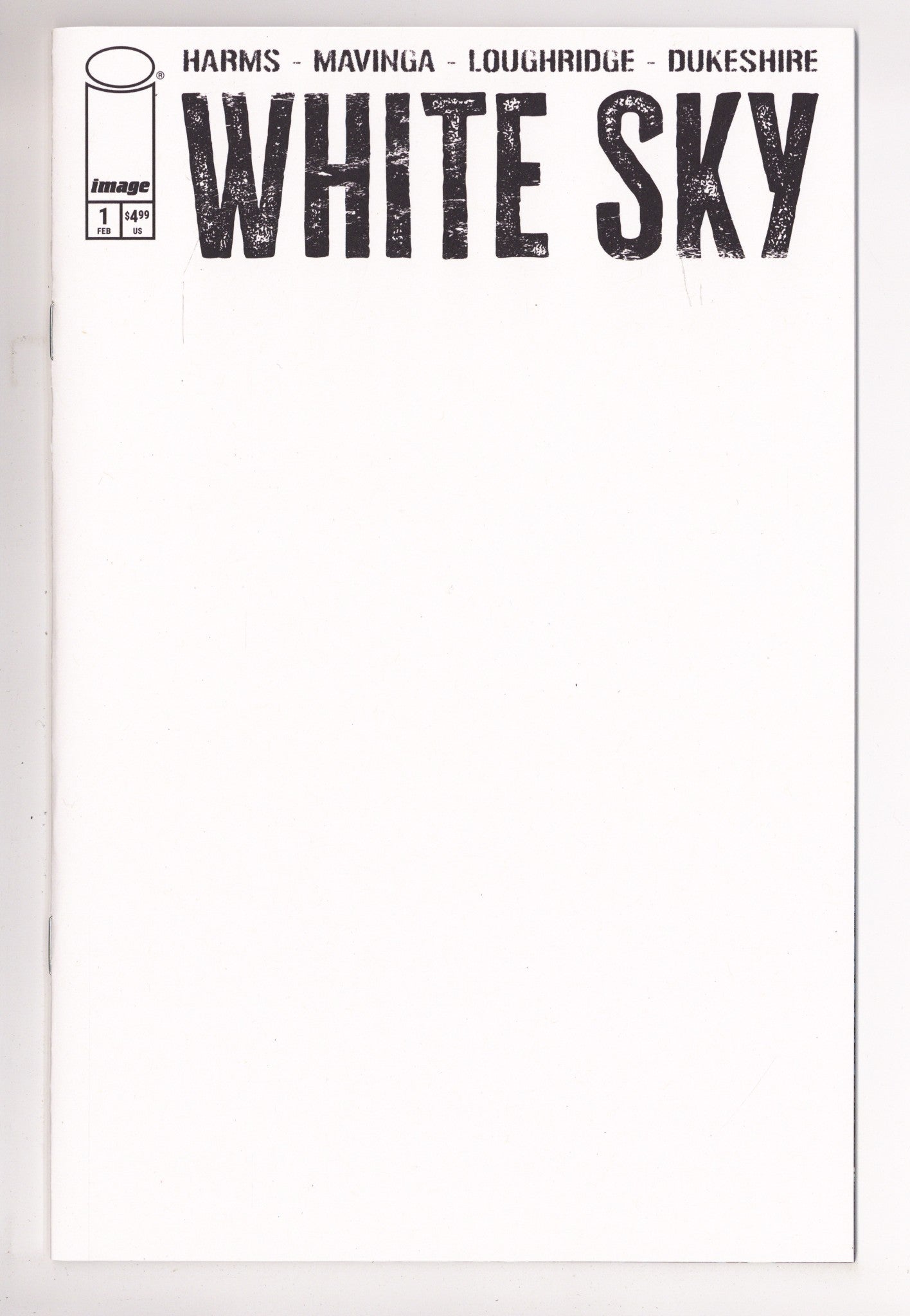 White Sky 1 ONE PER CUSTOMER Blank Variant (2026)