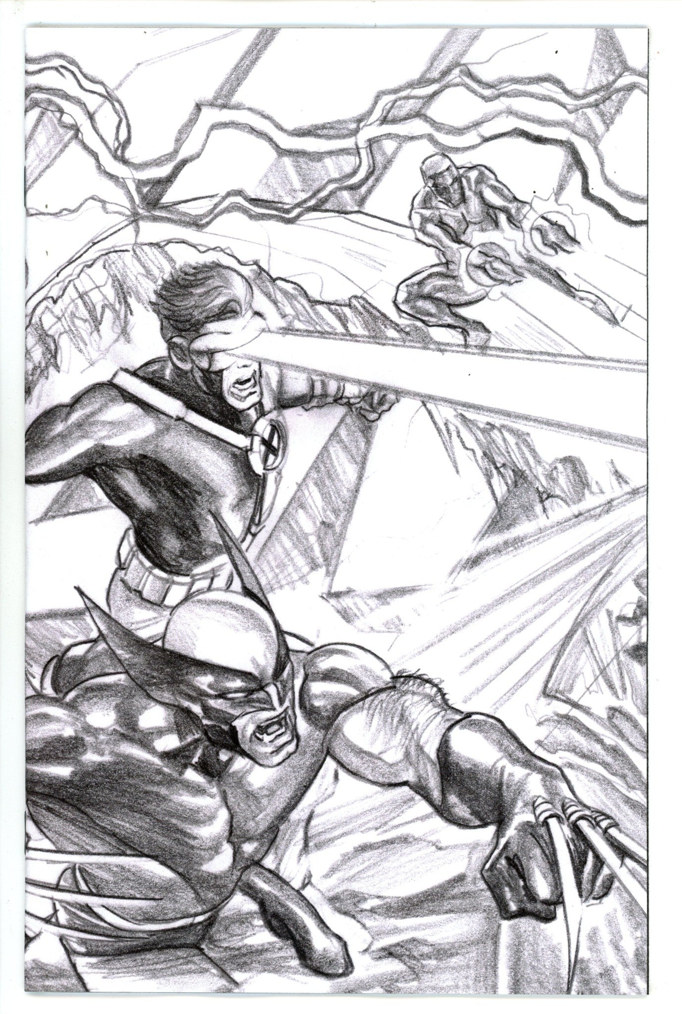 Uncanny Avengers Vol 4 1 Ross Connecting Sketch Incentive Variant NM (2023)