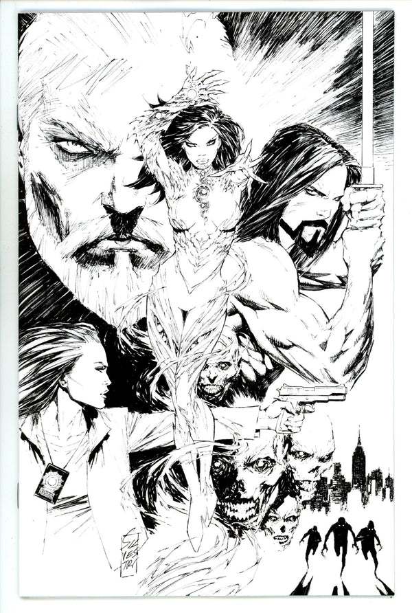 Witchblade Vol 3 1 Silvestri B&W Virgin Incentive Variant NM (2024)