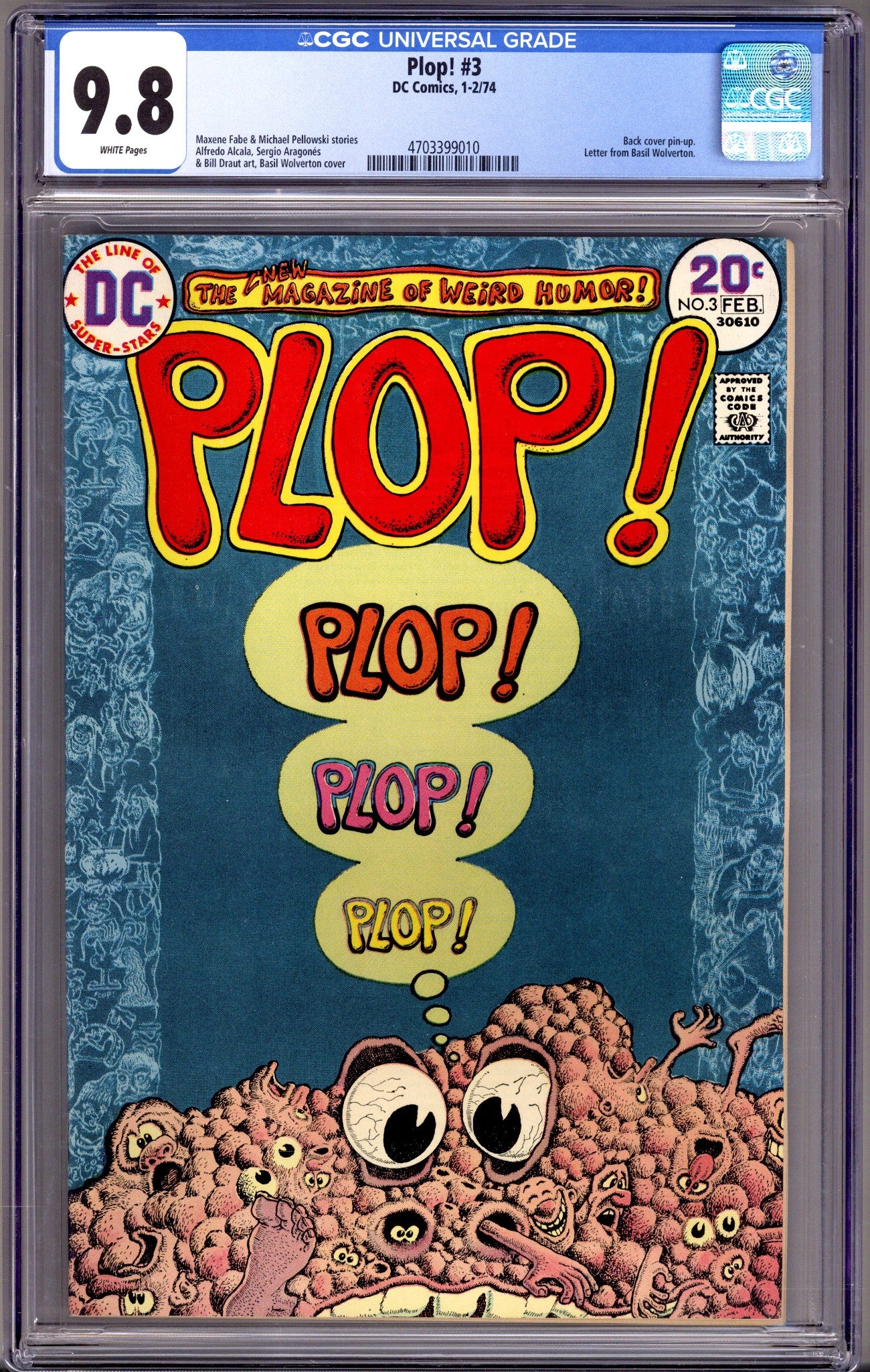 Plop! 3 CGC 9.8 (NM/M) (1974) 