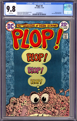 Plop! 3 CGC 9.8 (NM/M) (1974)