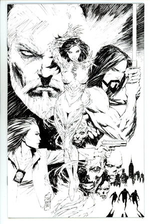 Witchblade Vol 3 1 Silvestri B&W Virgin Incentive Variant NM+ (2024)