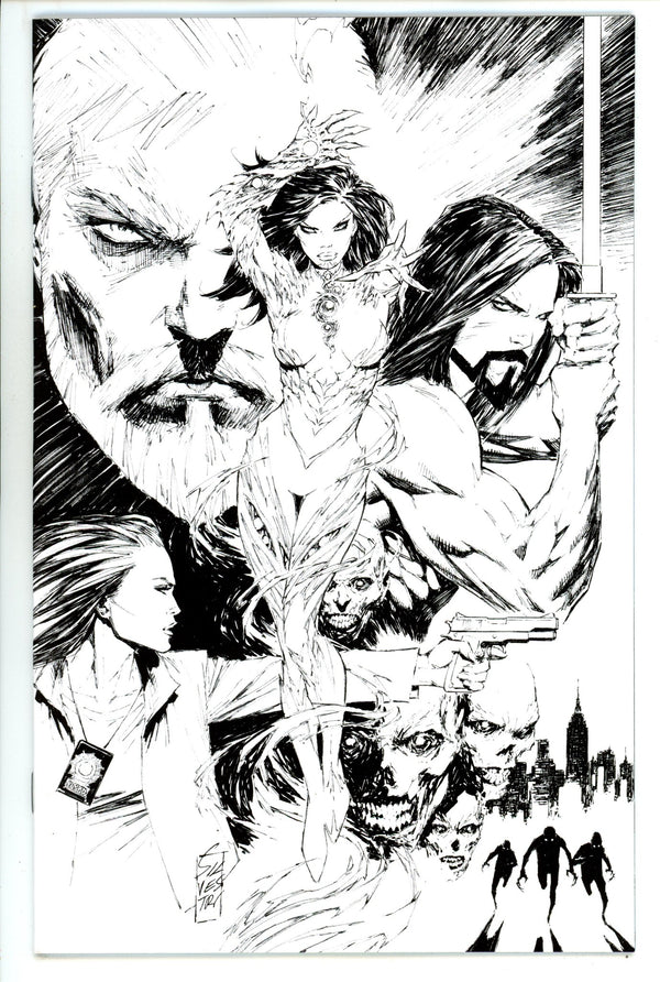 Witchblade Vol 3 1 Silvestri B&W Virgin Incentive Variant NM+ (2024)