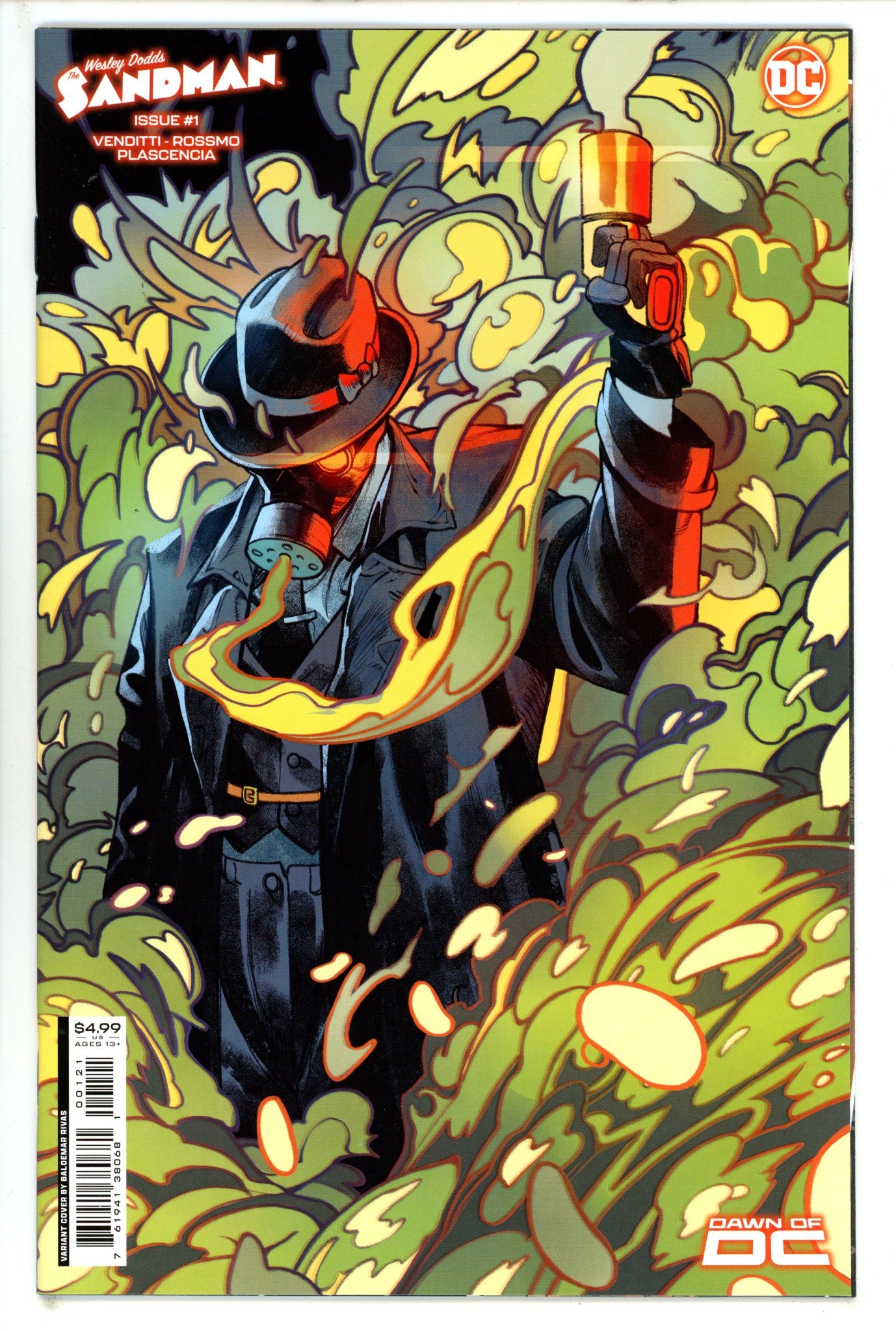 Wesley Dodds The Sandman 1 Rivas Variant (2023)