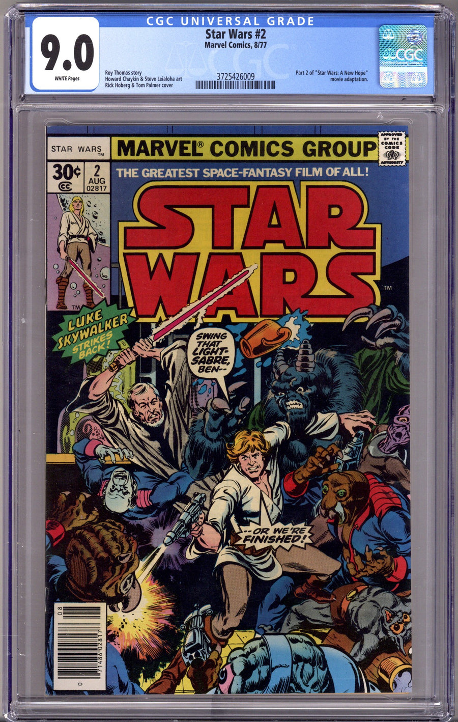 Star Wars Vol 1 2 CGC 9.0 (VF/NM)   (1977)        