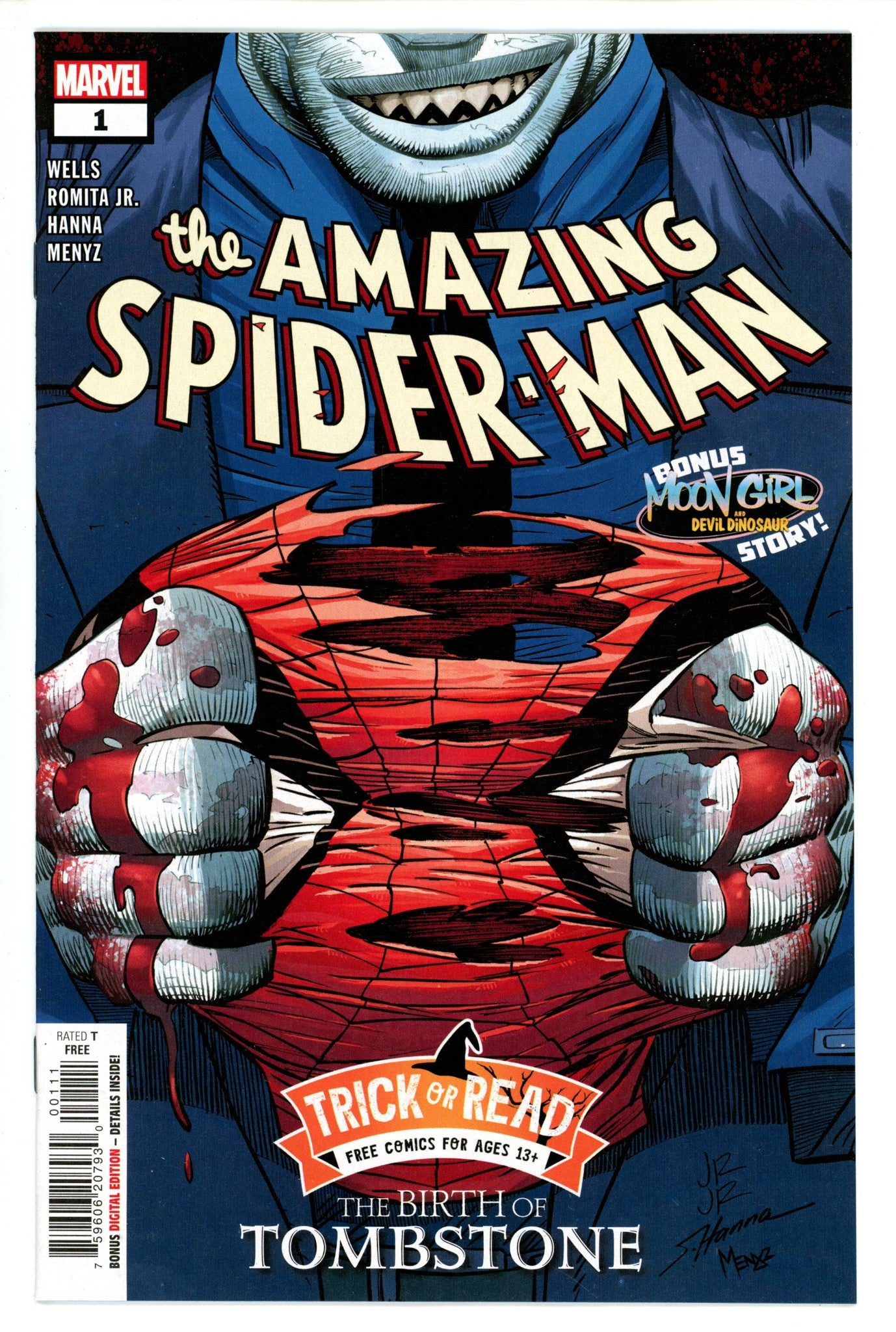 Amazing Spider-Man Trick or Read The Birth of Tombstone 1 (2023)