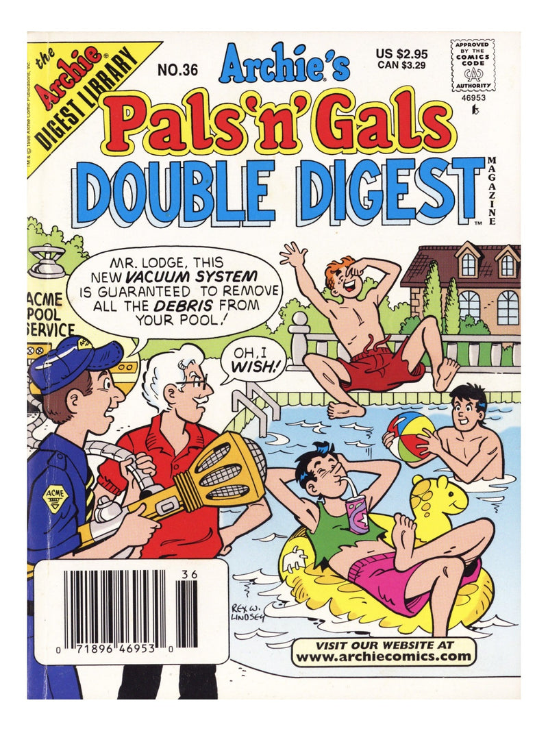 Archie's Pals 'n' Gals Double Digest Magazine 36 Mid Grade (1998) Newsstand 