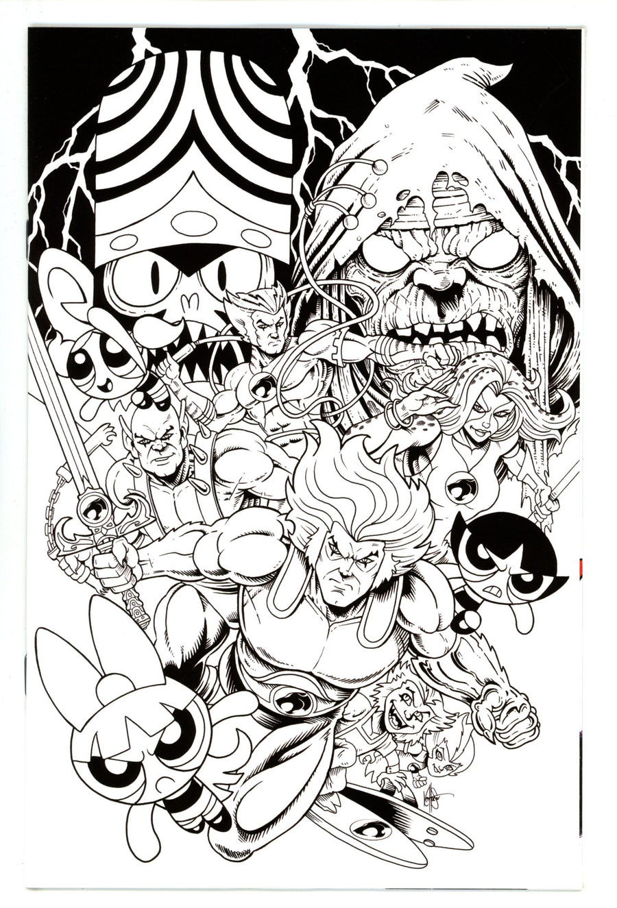 Thundercats Powerpuff Girls 1 Haeser B&W Virgin Incentive (2025)