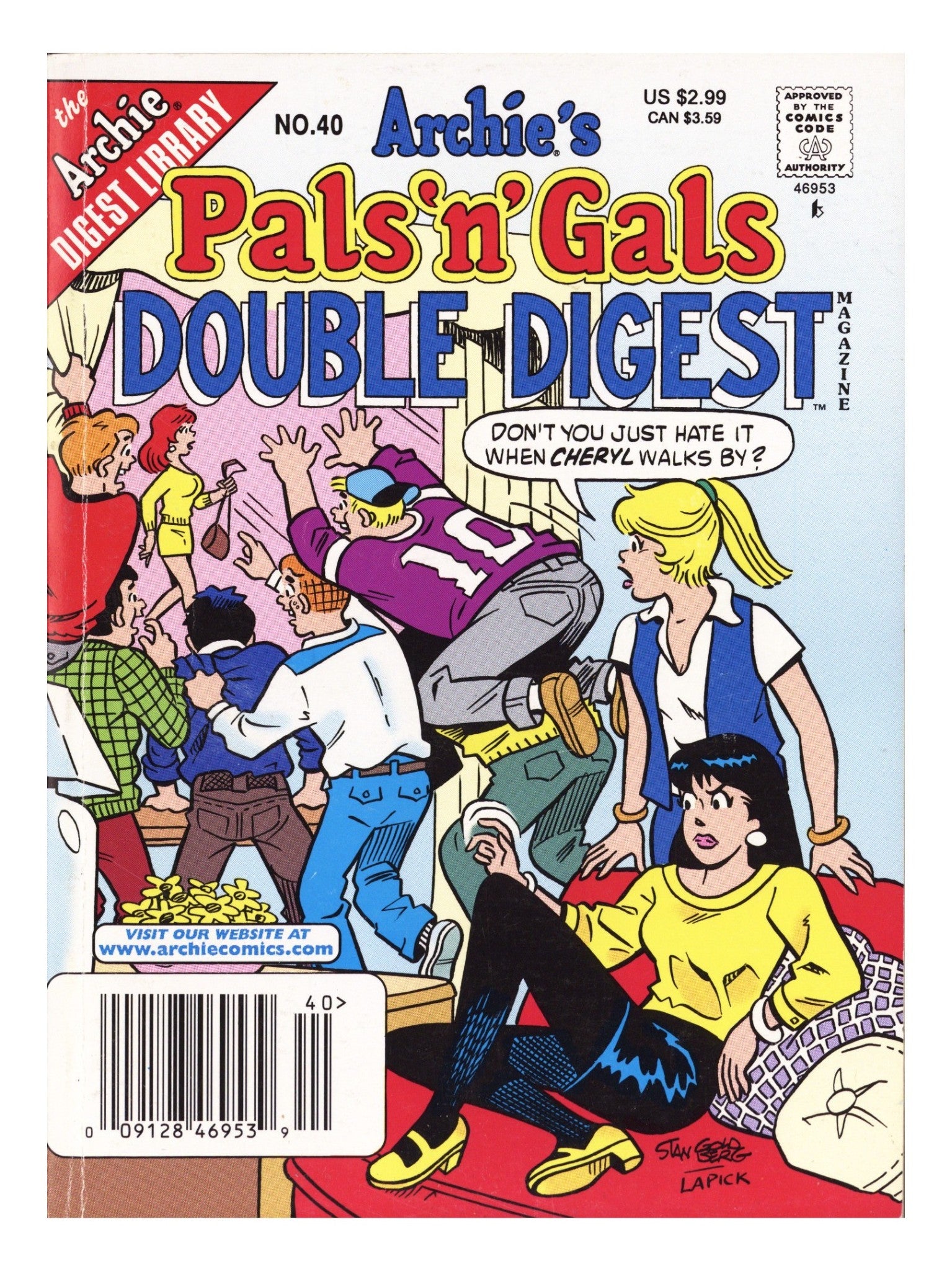 Archie's Pals 'n' Gals Double Digest Magazine 40 Mid Grade (1999) Newsstand 