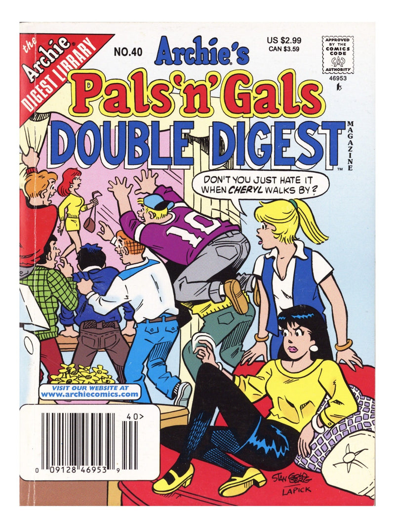 Archie's Pals 'n' Gals Double Digest Magazine 40 Mid Grade (1999) Newsstand 