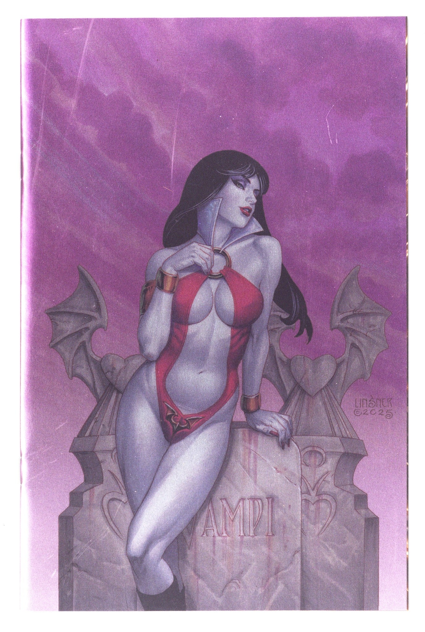 Vampirella Armageddon 2 Linsner Foil Virgin Incentive NM (2025)