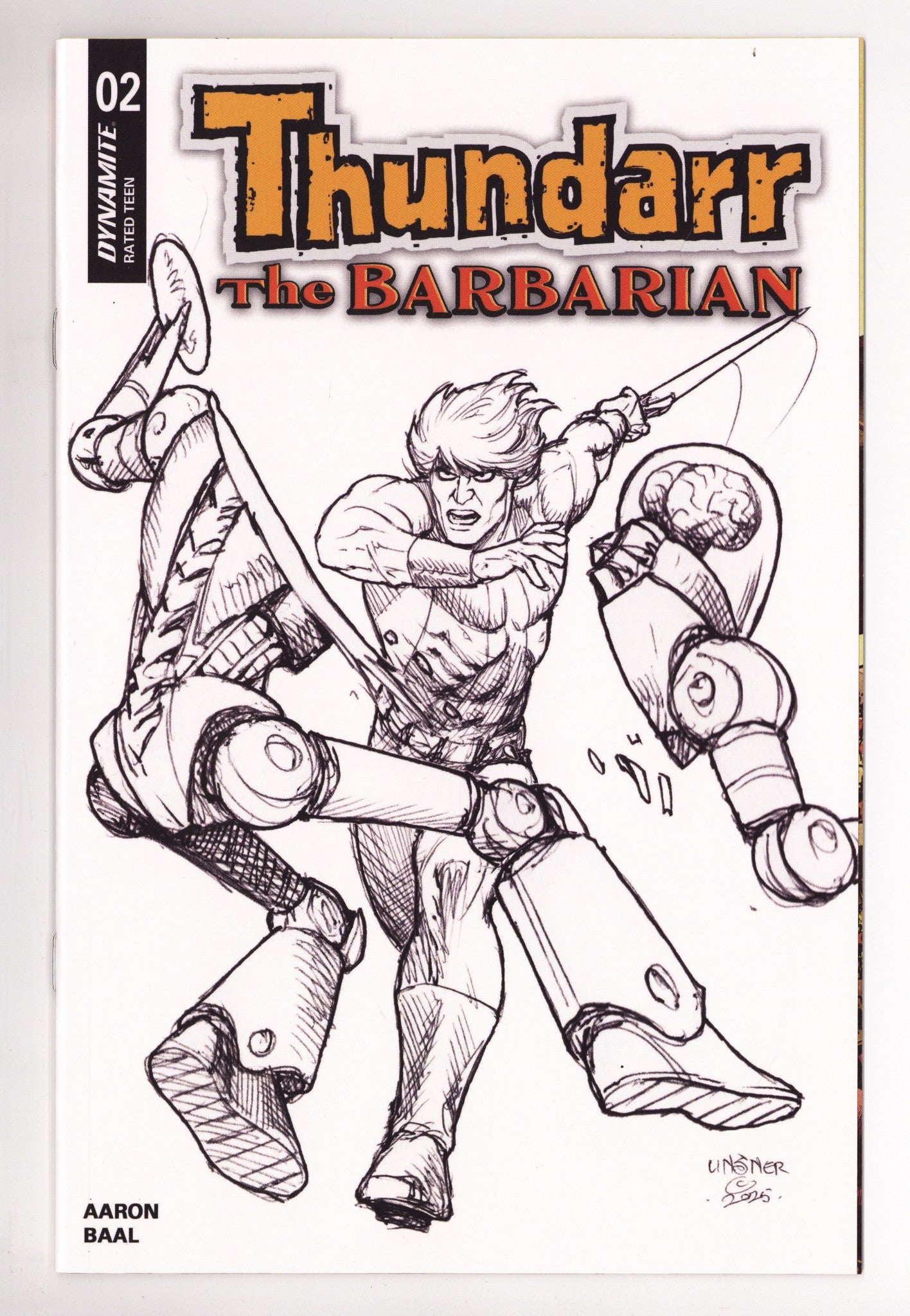 Thundarr The Barbarian 2 Linsner B&W Variant (2026)