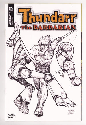 Thundarr The Barbarian 2 Linsner B&W Variant (2026)