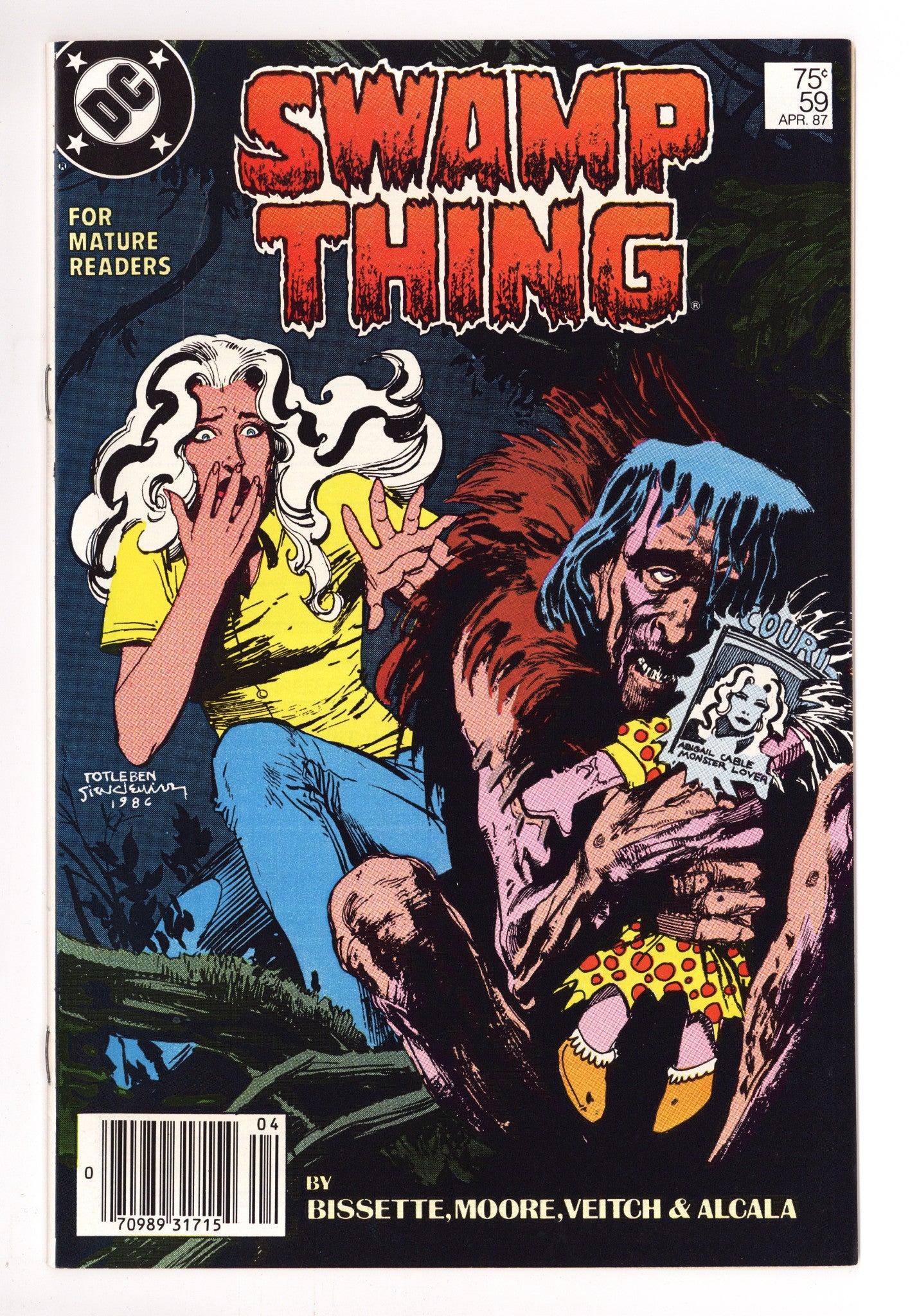 Swamp Thing Vol 2 59 Mid Grade (1987) Newsstand 