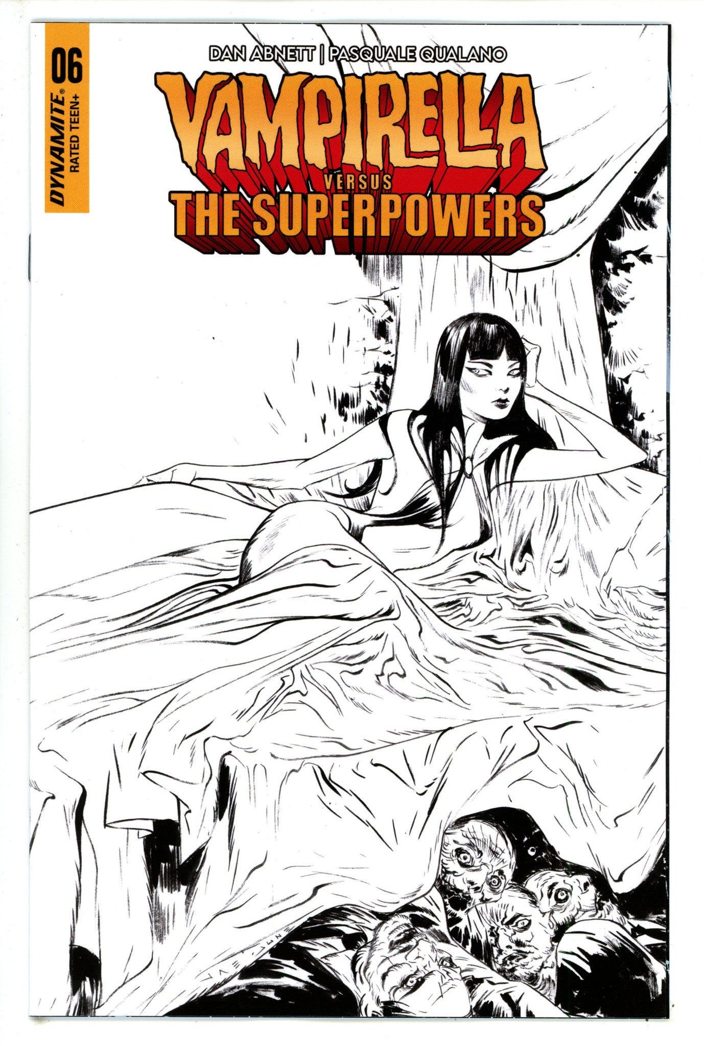 Vampirella Vs Superpowers 6 Lee Line Art Incentive Variant (2023)