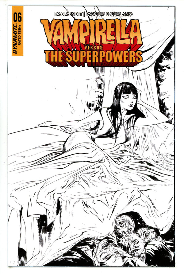 Vampirella Vs Superpowers 6 Lee Line Art Incentive Variant (2023)