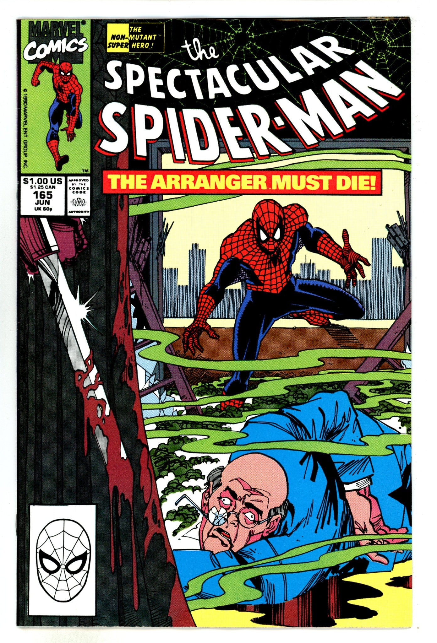 The Spectacular Spider-Man Vol 1 165 High Grade (1990) 