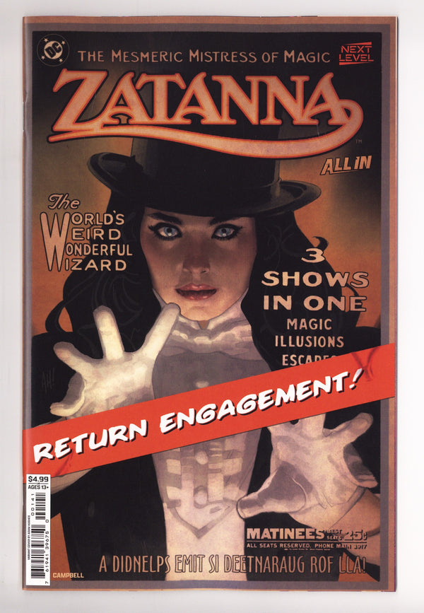 Zatanna Vol 4 1 Hughes  Variant   (2026)