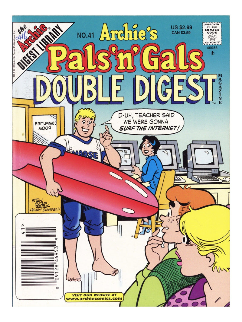 Archie's Pals 'n' Gals Double Digest Magazine 41 Mid Grade (1999) Newsstand 