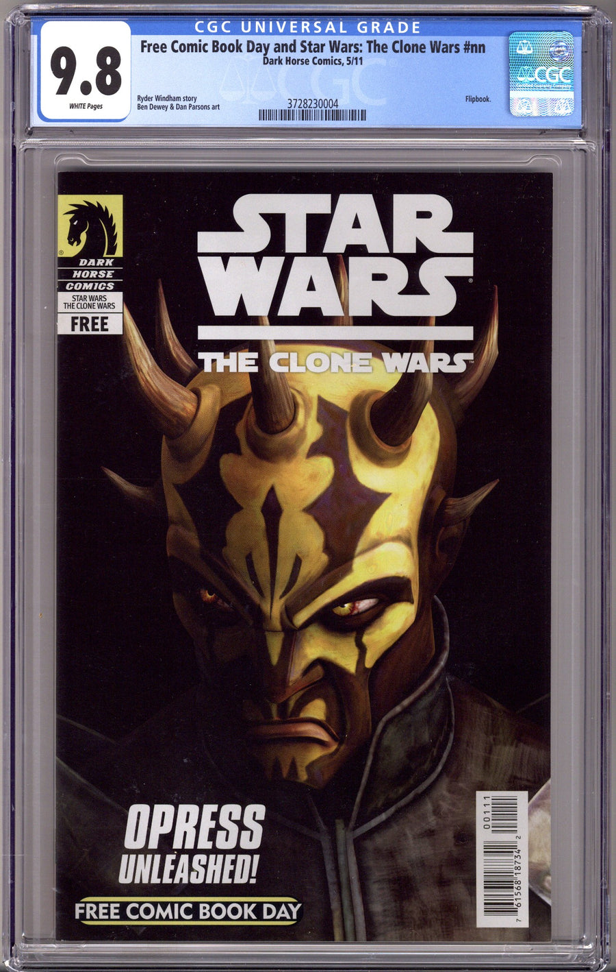 Star Wars: The Clone Wars FCBD [nn] CGC 9.8 (NM/M) (2011)