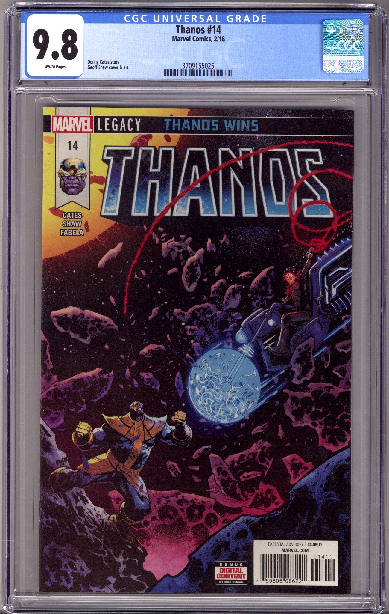 Thanos Vol 2 14 CGC 9.8 (2018)