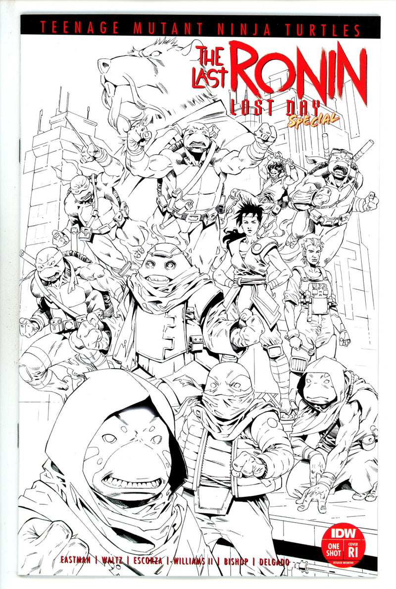 Teenage Mutant Ninja Turtles Last Ronin Lost Day Special 1 Escorzas Incentive Variant NM (2023)