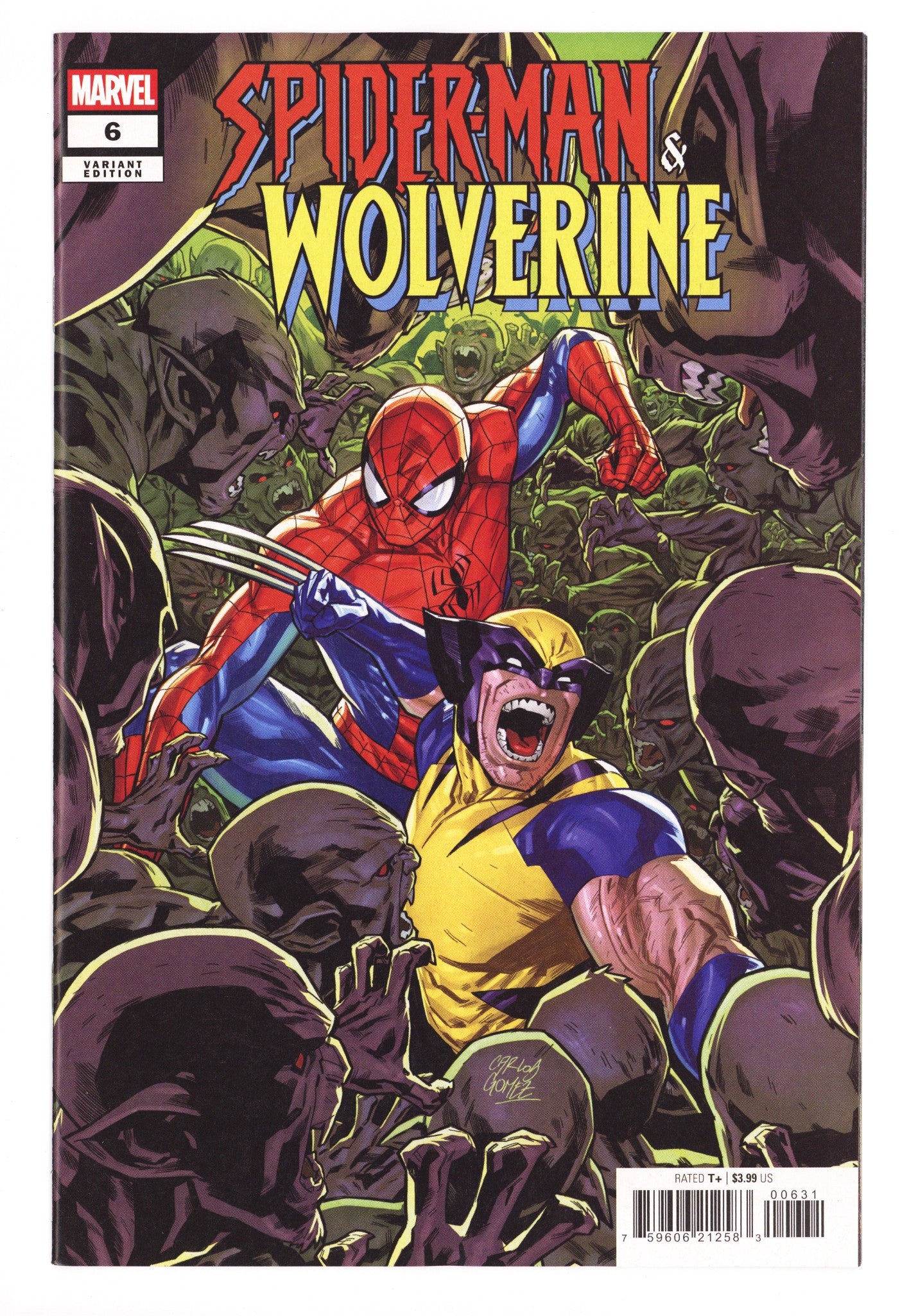 Spider-Man & Wolverine 6 Gómez Variant (2025)