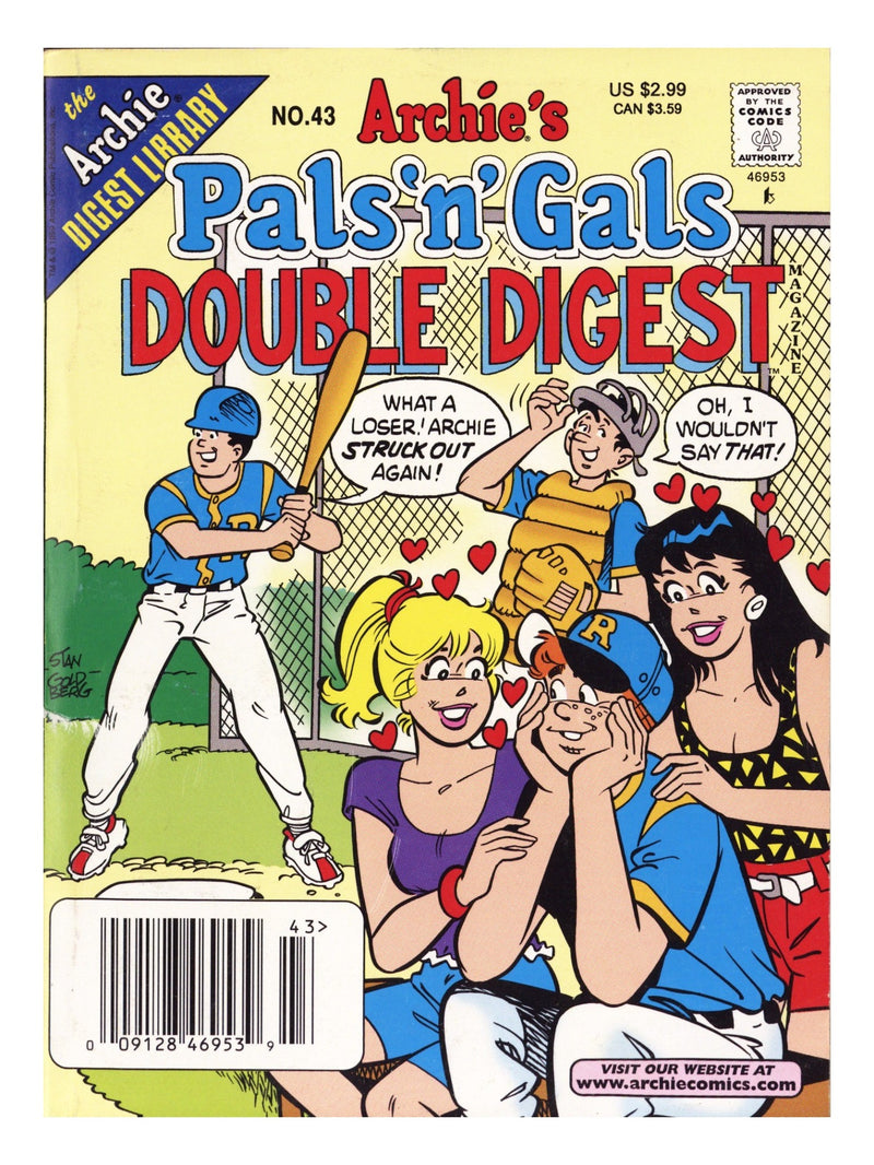 Archie's Pals 'n' Gals Double Digest Magazine 43 Mid Grade (1999) Newsstand 