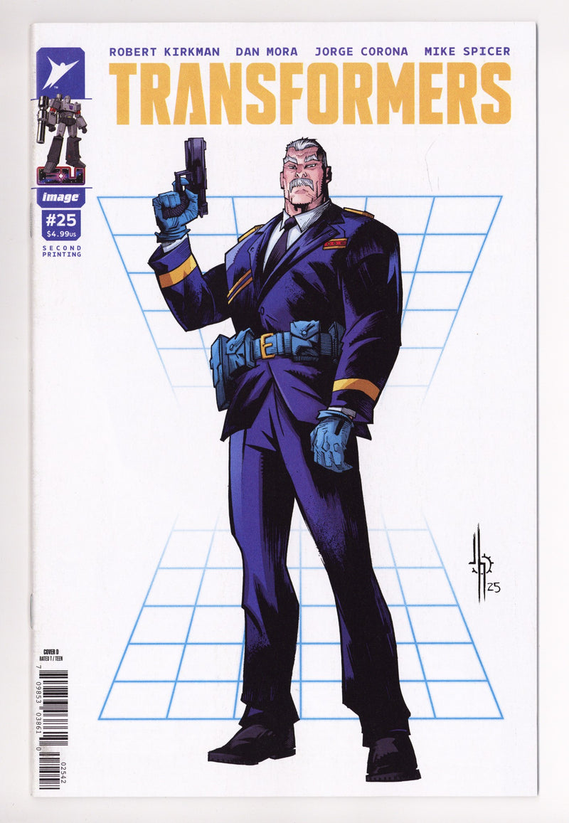 Transformers 25 Howard 2nd Print Miles Mayhem Variant (2025)