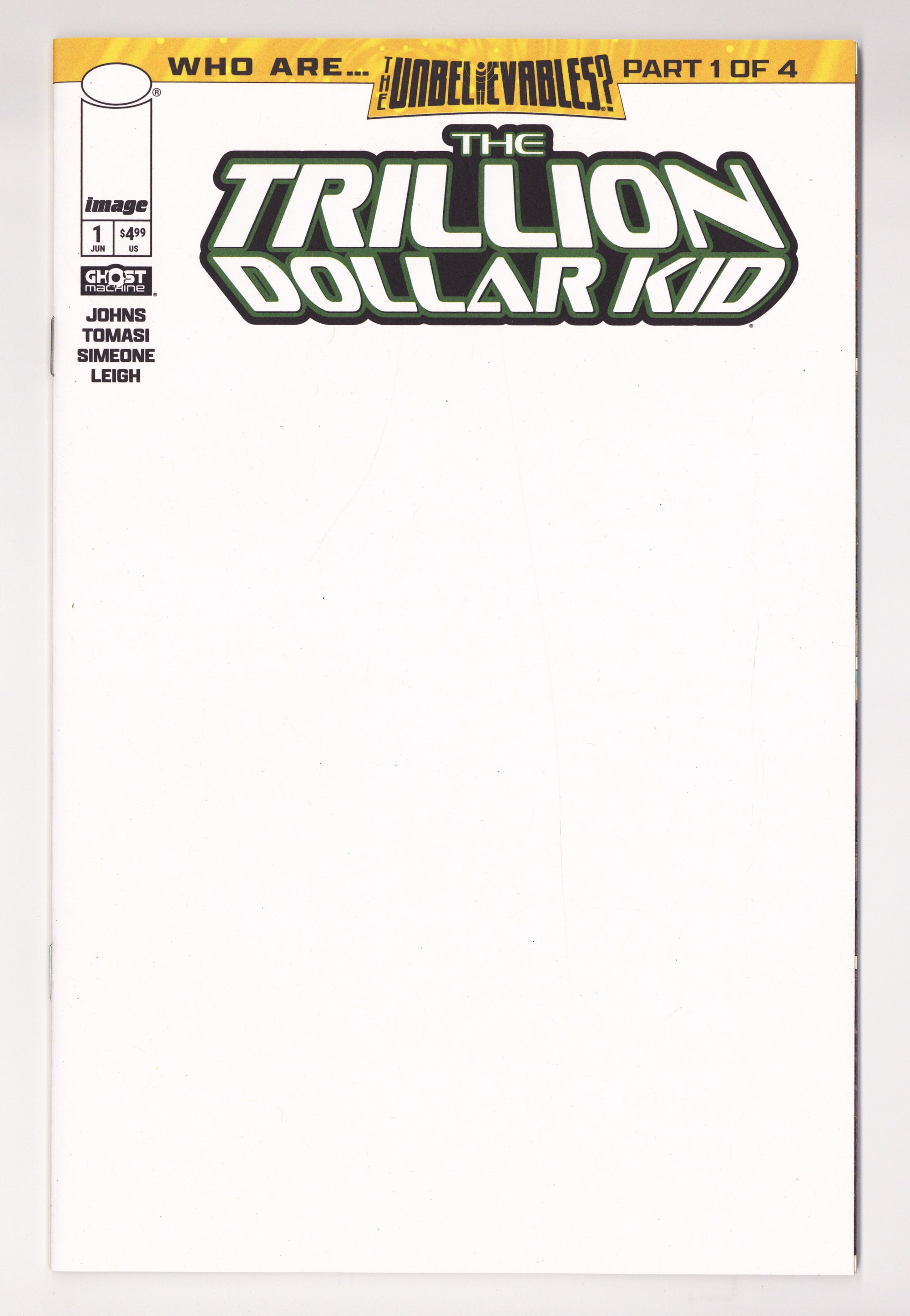 Trillion Dollar Kid 1 Blank Variant (2026)