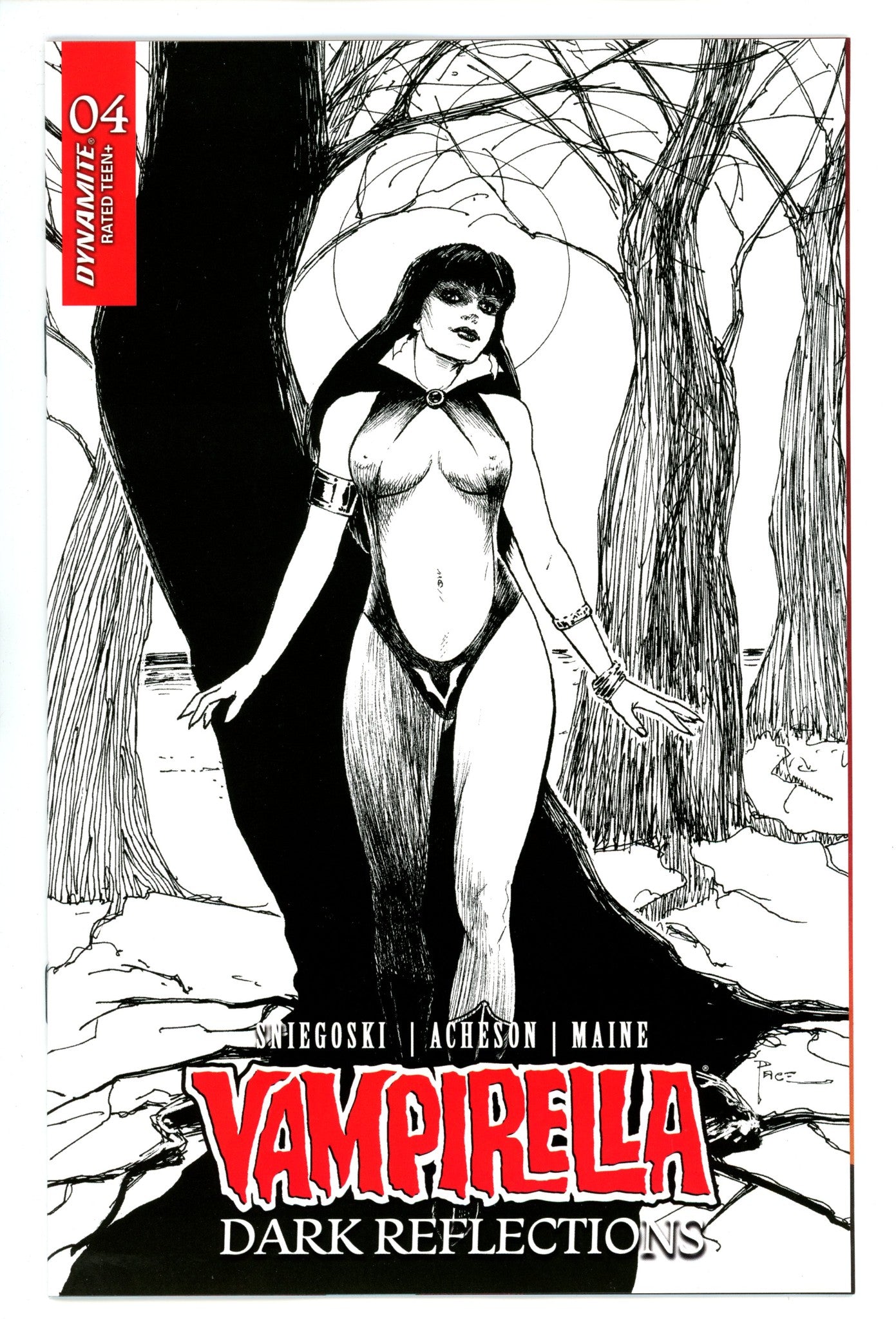 Vampirella Dark Reflections 4 Pace B&W Variant (2024)