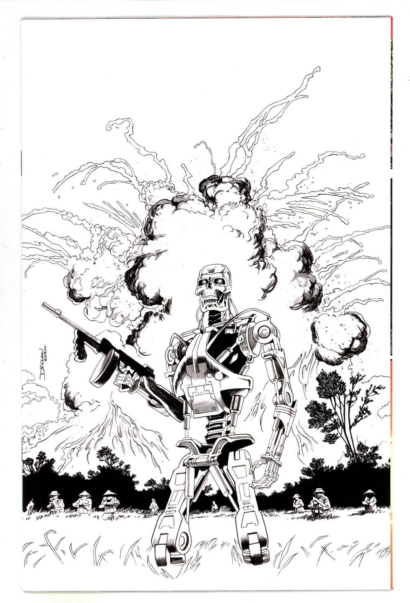 Terminator 2 Shalvey B&W Virgin Incentive Variant NM (2024)