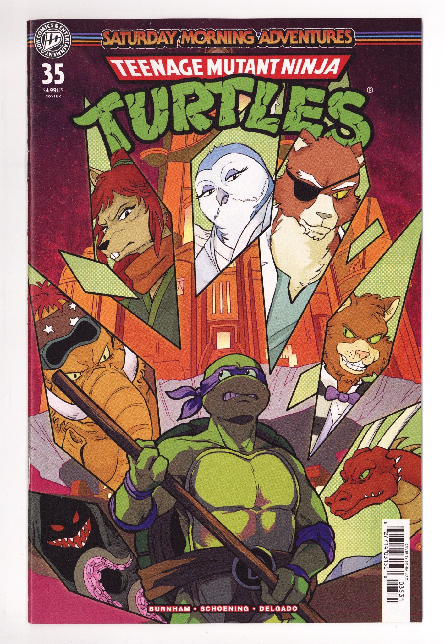 Teenage Mutant Ninja Turtles: Saturday Morning Adventures 35 Liao Variant (2026)