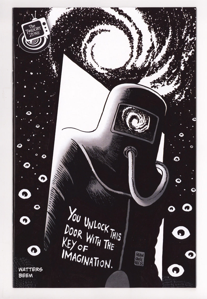 The Twilight Zone 1 Francavilla B&W Connecting Variant (2025)