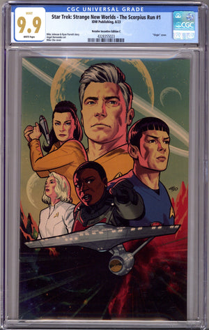 Star Trek: Strange New Worlds - The Scorpius Run 1 Cho Virgin Incentive Variant CGC 9.9 (2023)