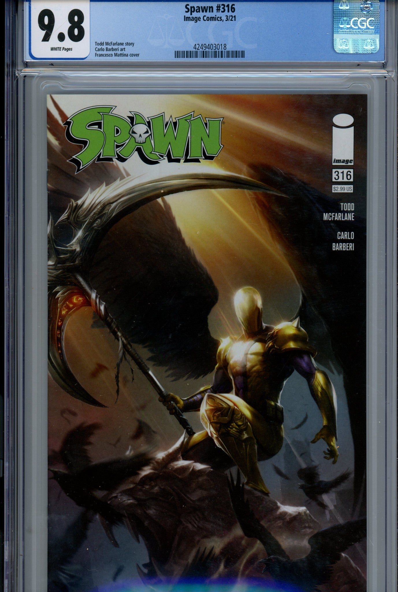 Spawn 316 CGC 9.8 (NM/M) (2021) 
