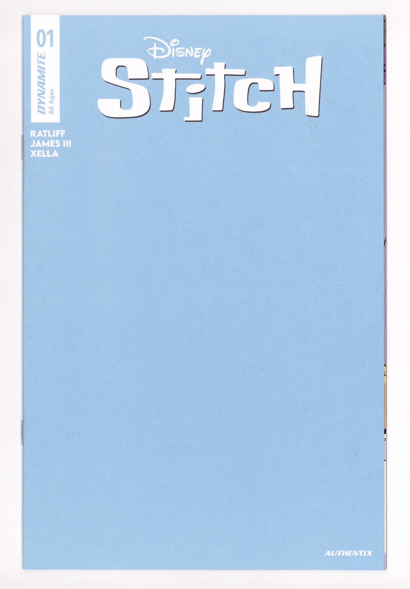 Stitch 1 Blue Blank Variant (2025)