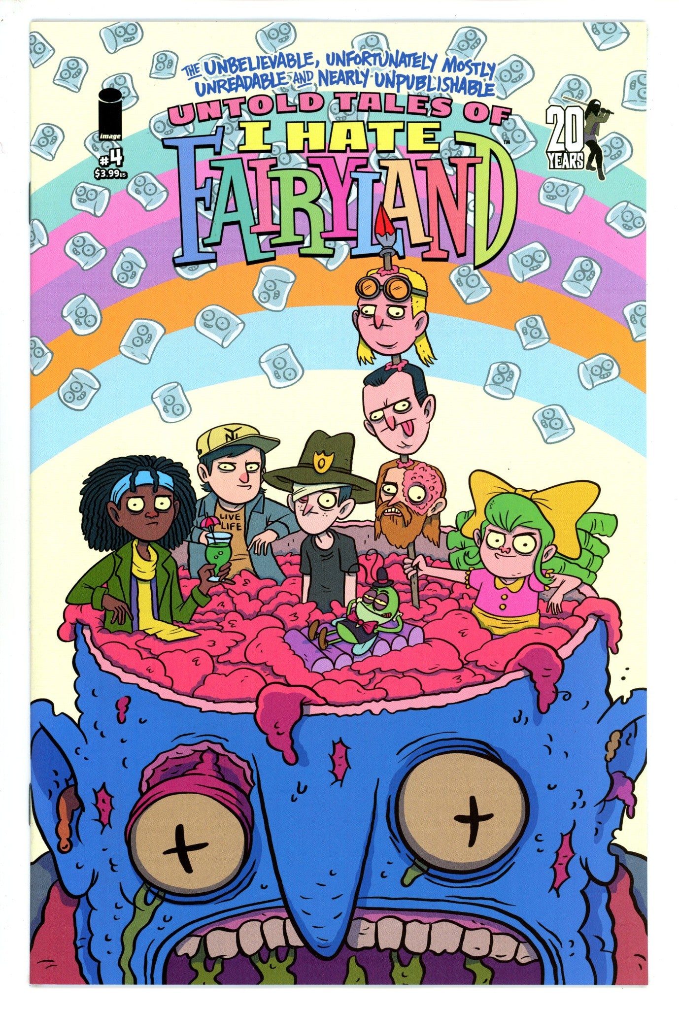 Unbelievable Unfortunately Mostly Unreadable And Nearly Unpublishable Untold Tales Of I Hate Fairyland 4 Rankine Walking Dead Anniversary Variant (2023)