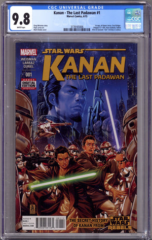 Kanan the Last Padawan   1 CGC 9.8 (NM/M)   (2015)