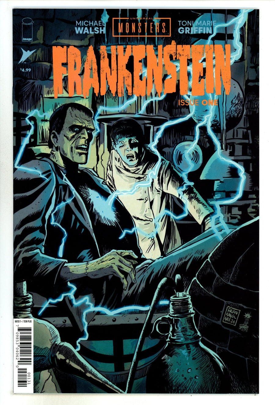 Universal Monsters Frankenstein 1 Francavilla Incentive Variant NM (2024)