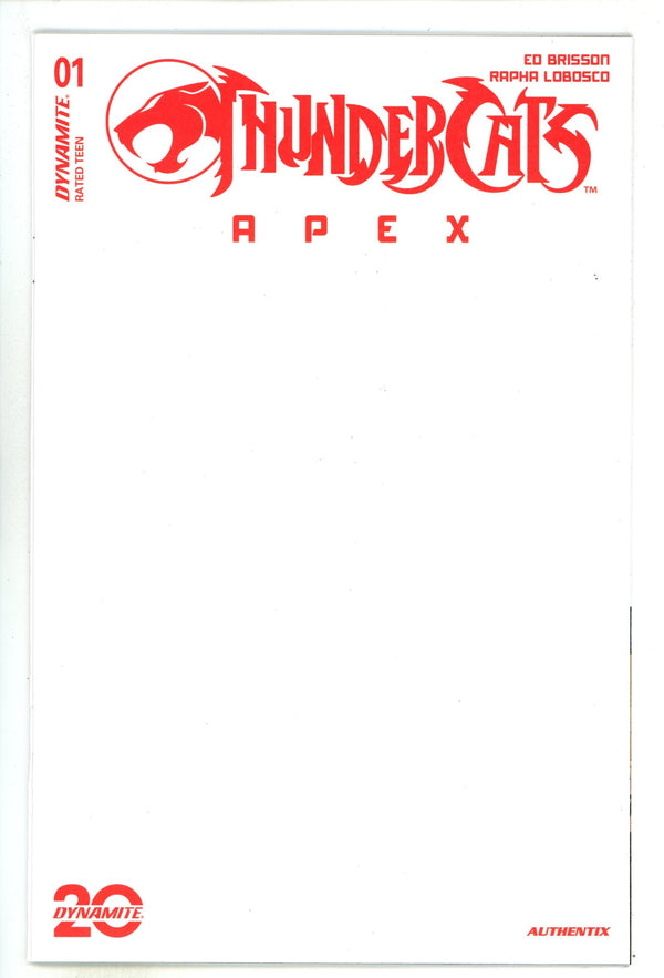 Thundercats Apex 1 Blank Variant (2024)