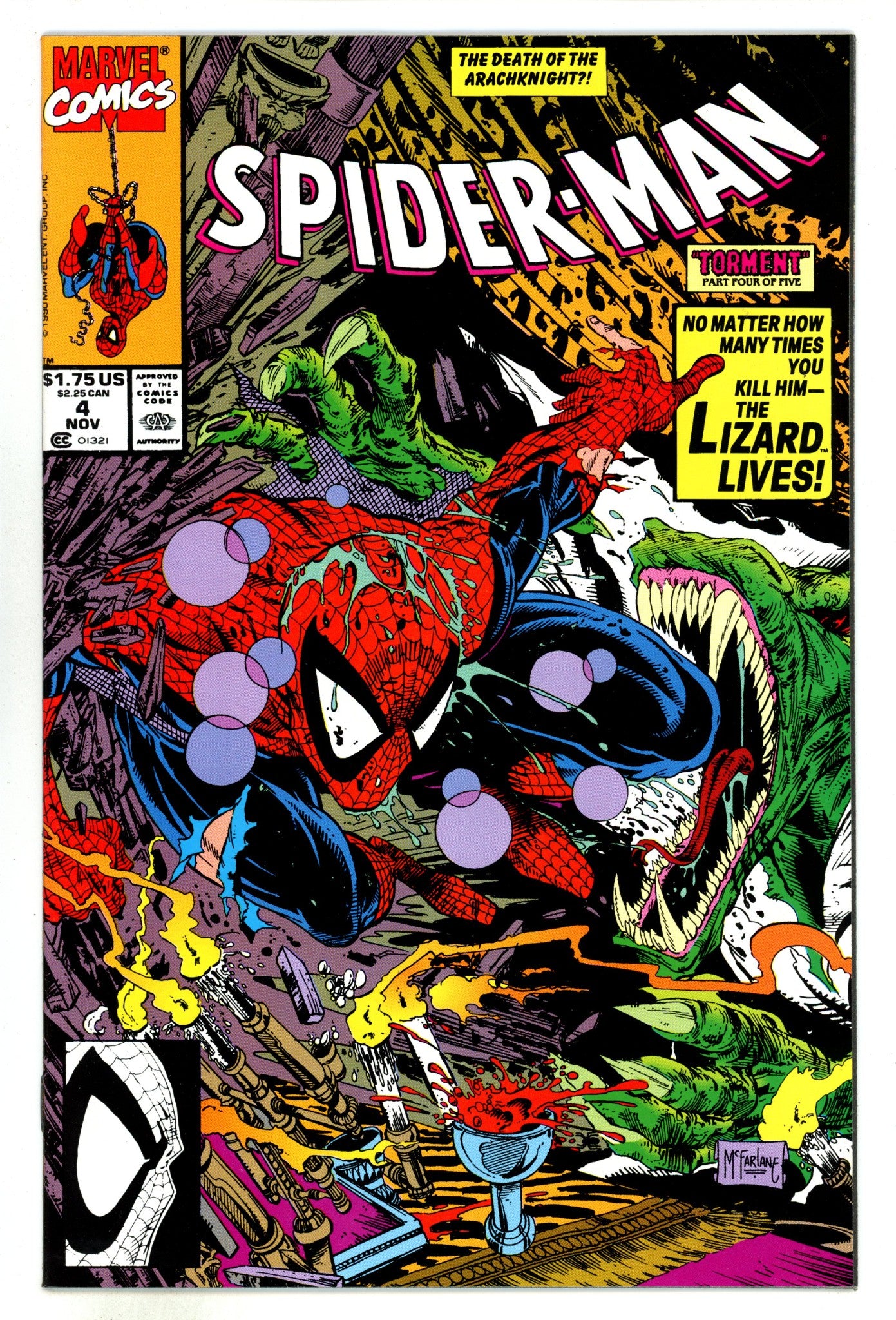 Spider-Man Vol 1 4 High Grade (1990) 