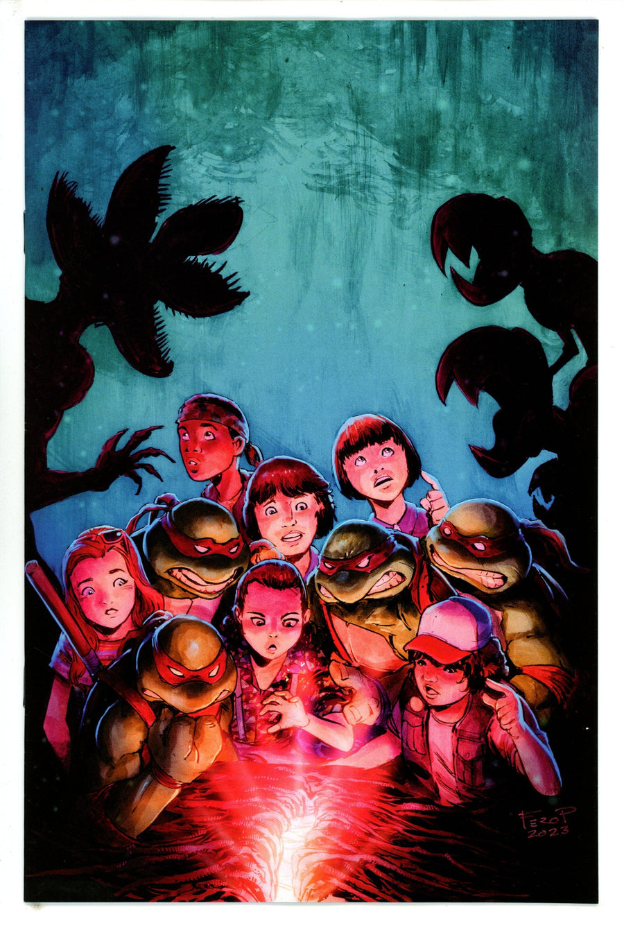 Teenage Mutant Ninja Turtles X Stranger Things 2 Pe Virgin Incentive Variant NM- (2023)