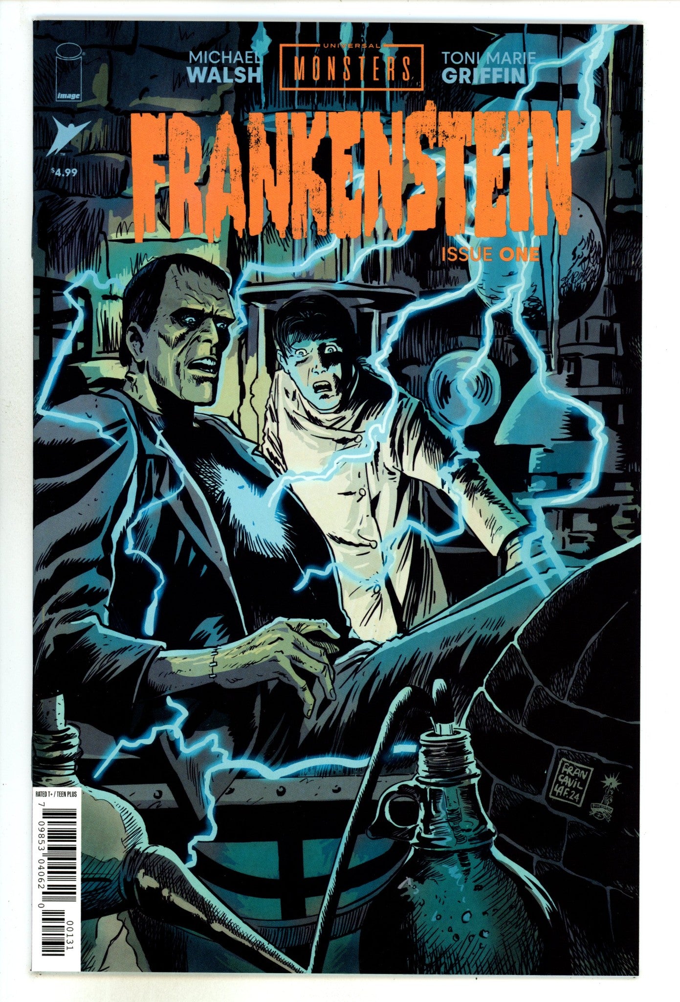 Universal Monsters Frankenstein 1 Francavilla Incentive Variant NM+ (2024)