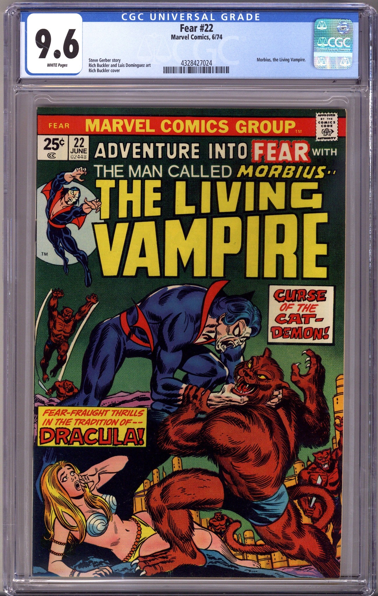 Fear 22 CGC 9.6 (1974)