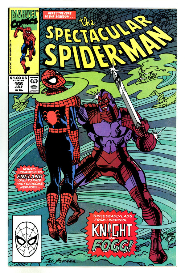 The Spectacular Spider-Man Vol 1 166 NM- (9.2) (1990)
