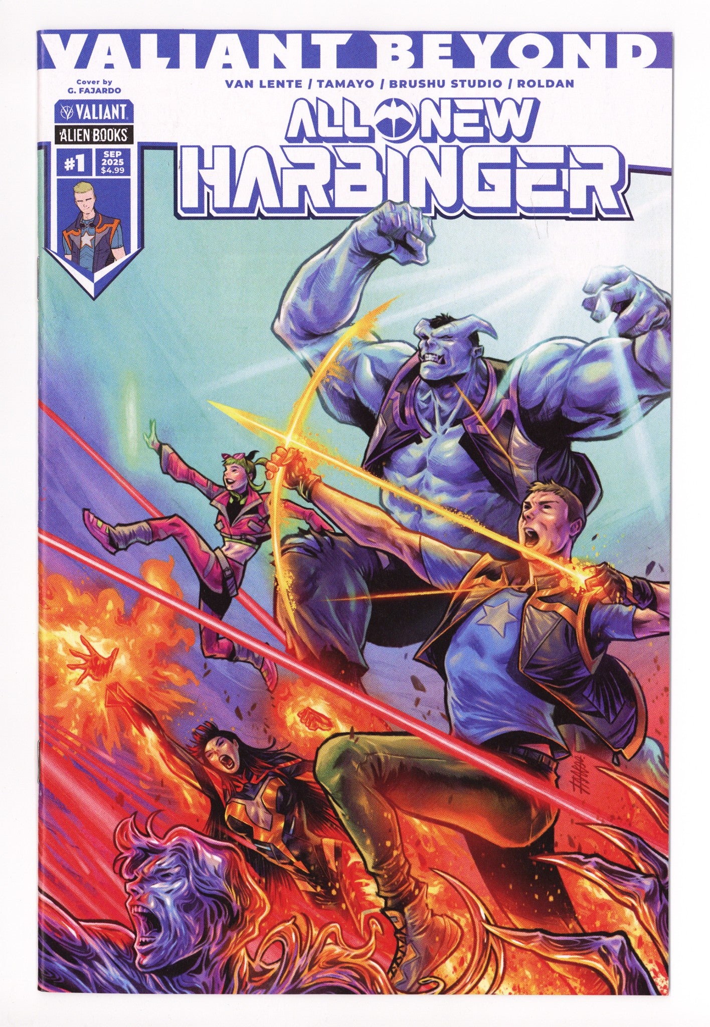 Valiant Beyond: All-New Harbinger 1 Fajardo Wraparound Variant (2025)