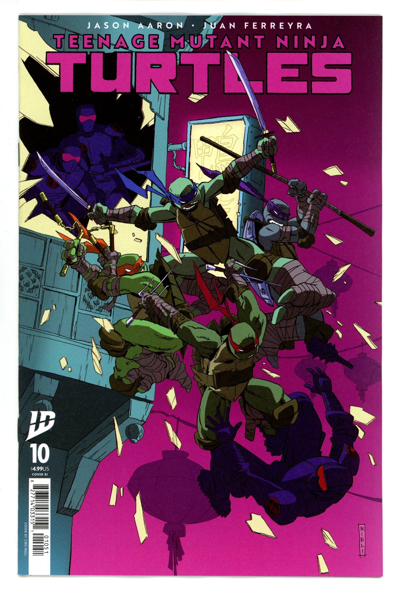 Teenage Mutant Ninja Turtles Vol 6 10 Nieli Incentive Variant NM (2025)