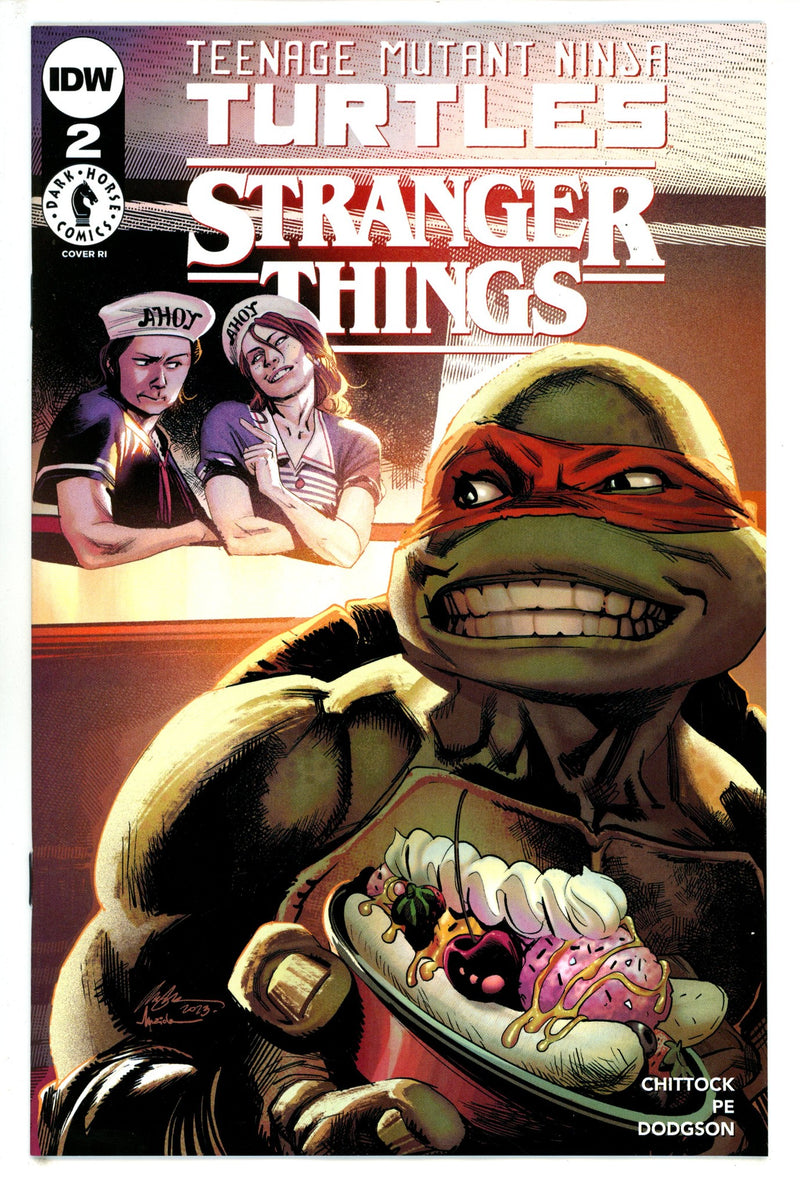 Teenage Mutant Ninja Turtles X Stranger Things 2 Albuquerque Incentive Variant NM (2023)
