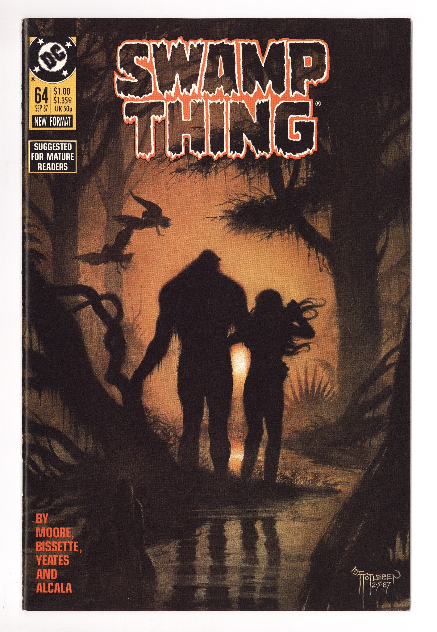 Swamp Thing Vol 2 64 Mid Grade (1987) 